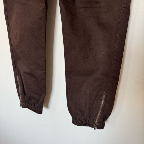 CAbi Womens Compass Pant #4514 Dark Chocolate Brown Ankle Zip Jogger Size 6 - Picture 6 of 9
